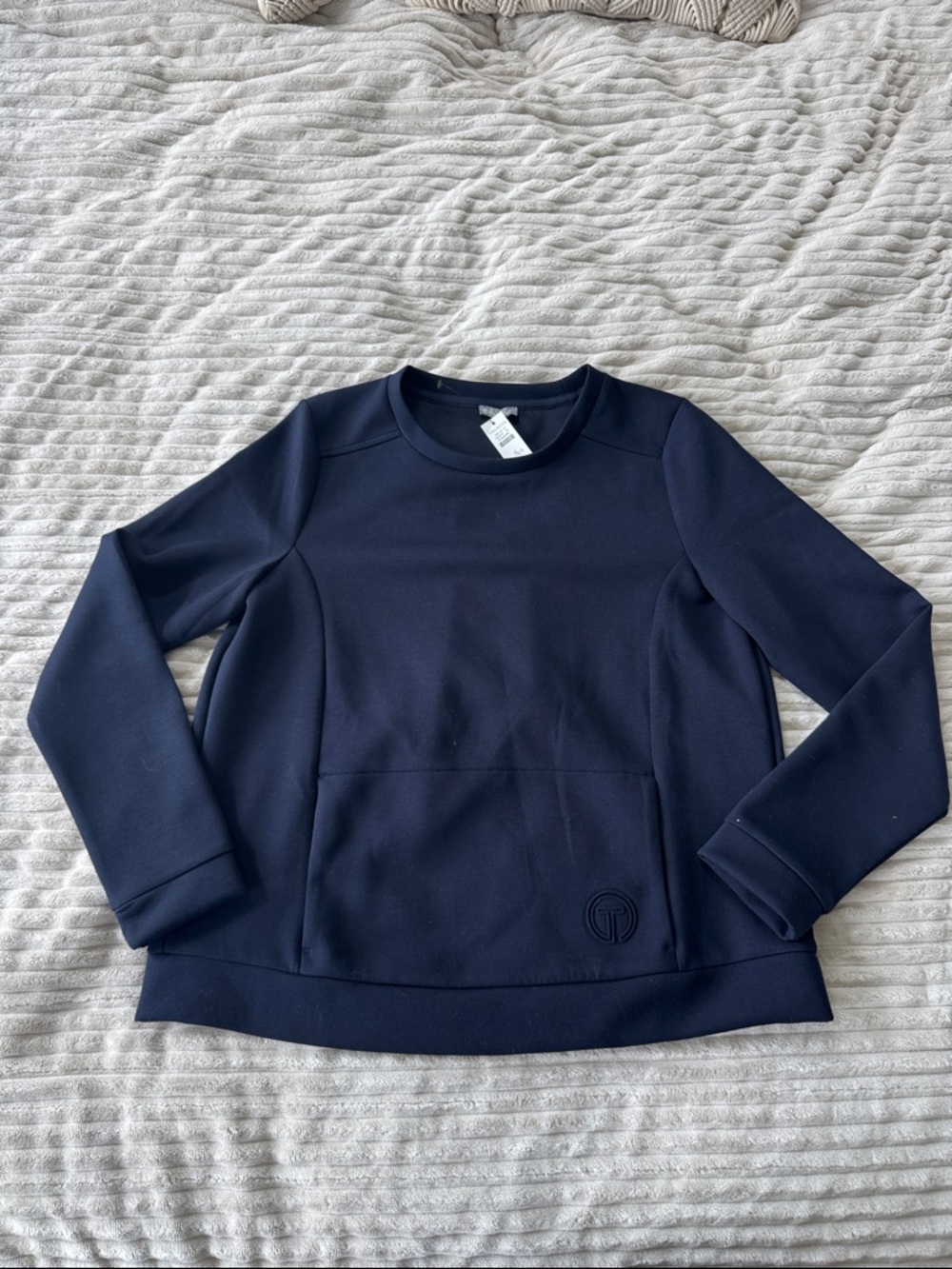 Talbots Navy Blue Crewneck Sweatshirt